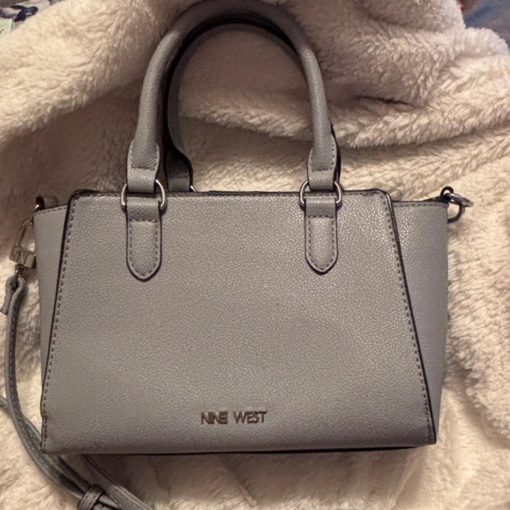 Nine West Elegant Blue Small Crossbody Satchel